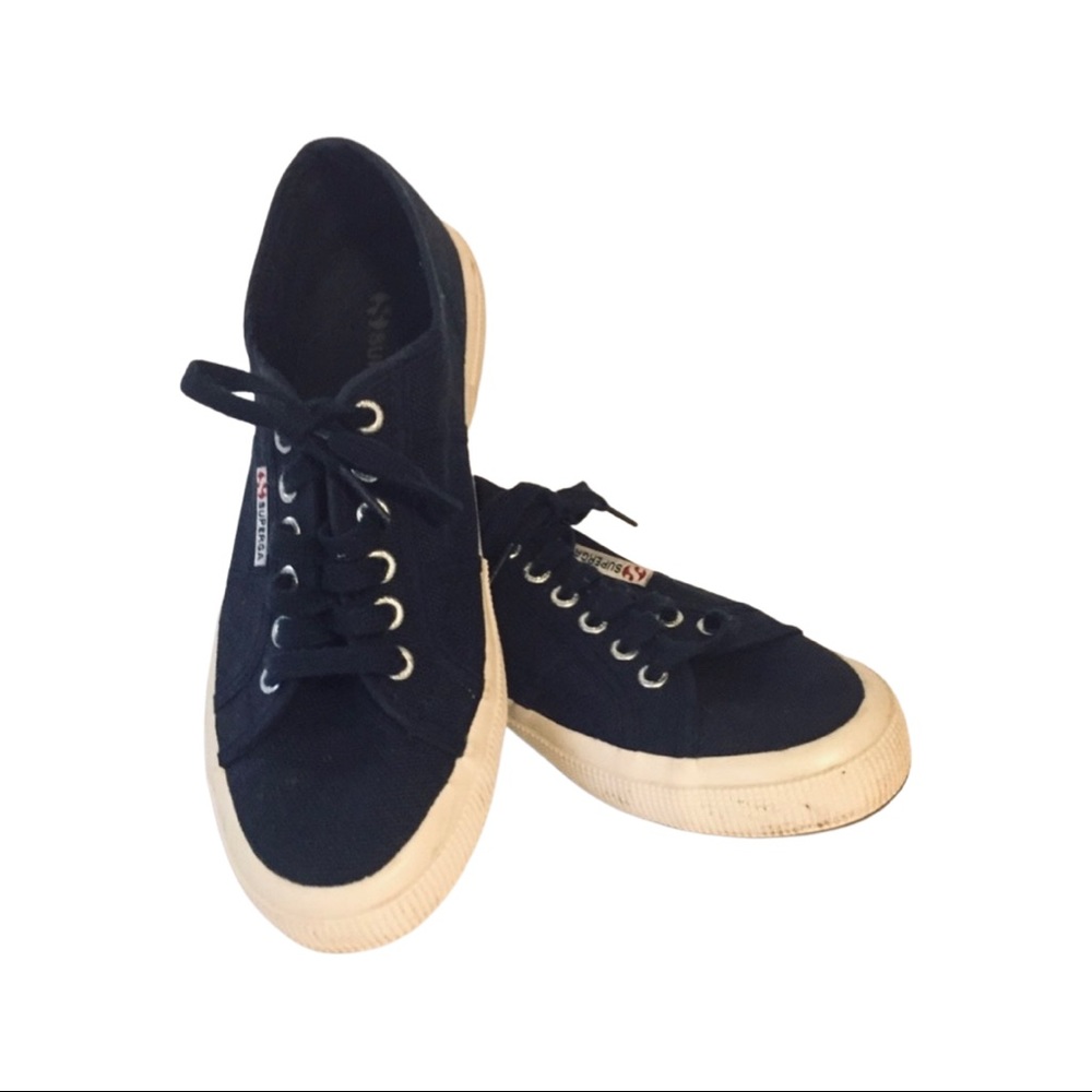 SOLD -Superga 2750 Cotu Navy Women’s Sneakers Size 8